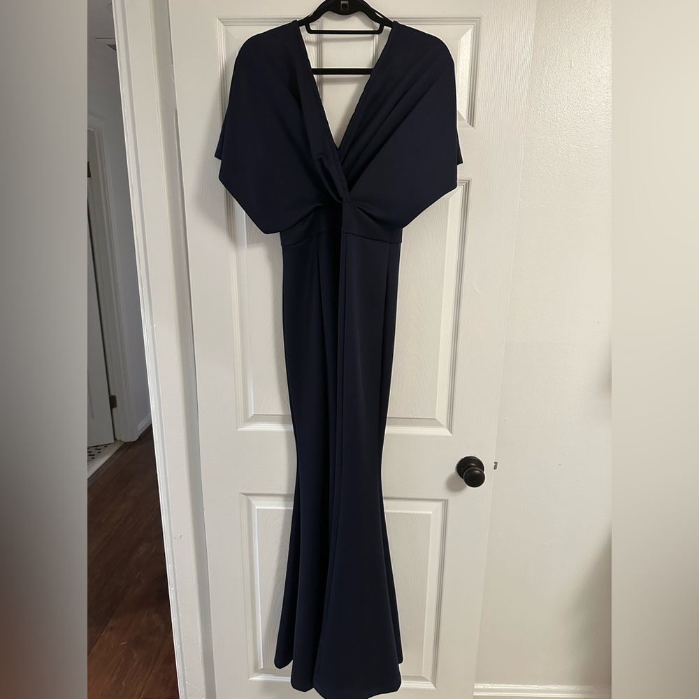 Long Navy Gown